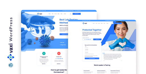 Vaxi - Medical and Vaccination WordPress Theme 